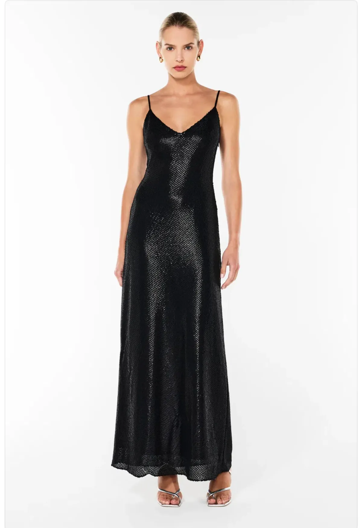 Manning Cartell High Voltage Slip Dress in Black Size AU8 for rent on The Volte - main image