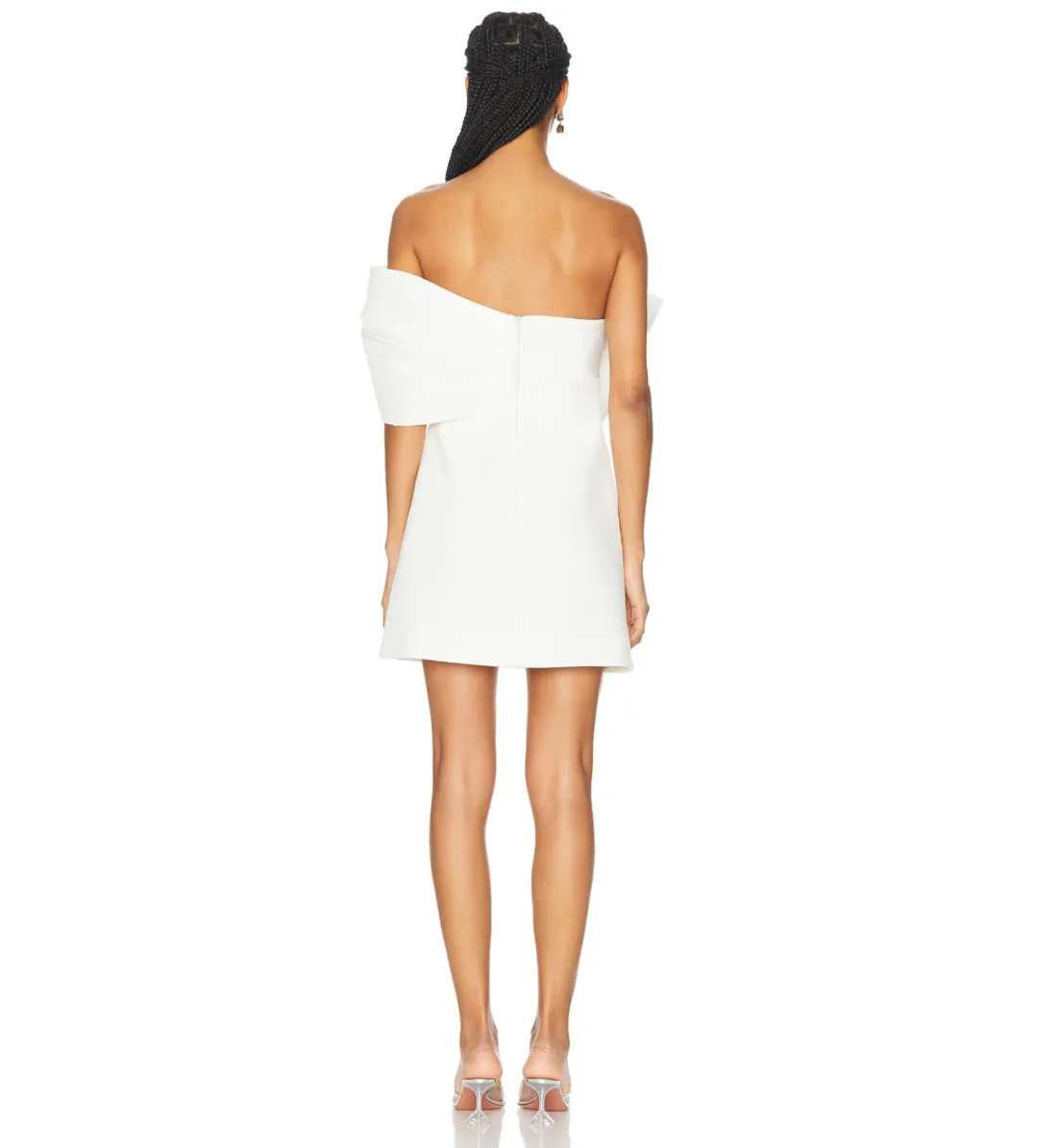 Rachel Gilbert Kace Mini Dress Ivory Size AU 6 for rent on The Volte - main image
