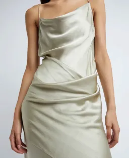 Christopher Esber Verdant Falls Draped Dress - size 6  for rent on The Volte - image 4