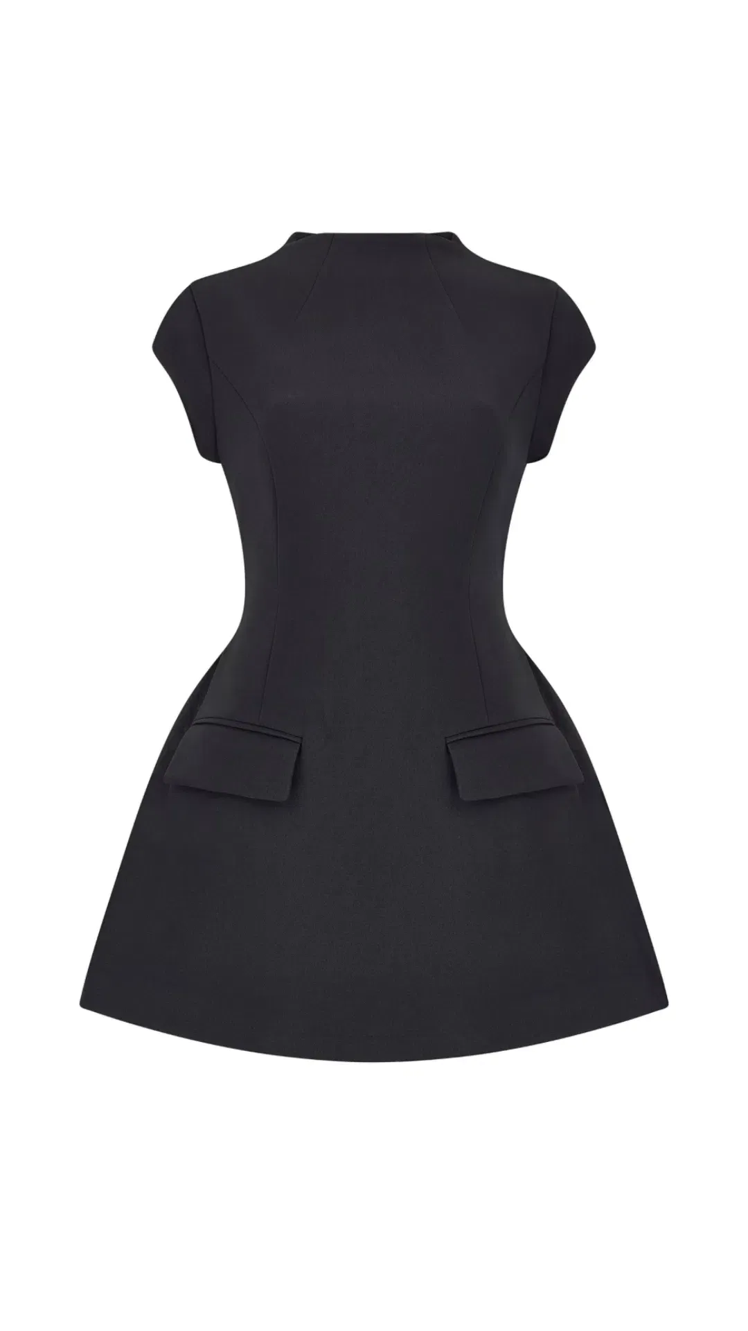 Odd Muse The Ultimate Muse Cap Sleeve Mini Dress Black Size S/AU 8 for rent on The Volte - main image