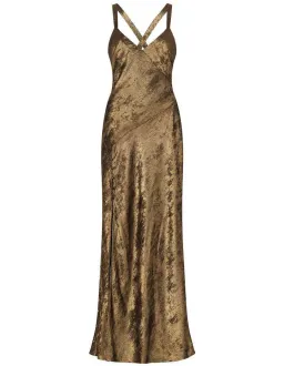 Sass & Bide Higher Love Dress Gold Size 6 for rent on The Volte - image 4