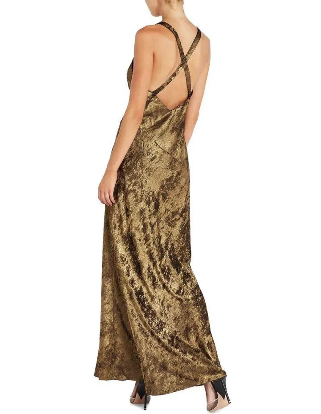 Sass & Bide Higher Love Dress Gold Size 6 for rent on The Volte - main image