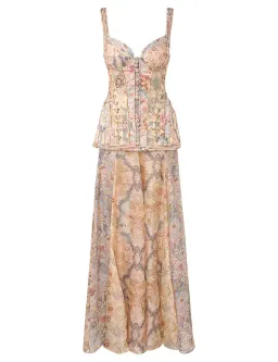 Zimmermann Rebellion Corded Maxi Dressin Spliced Floral Size 1 / AU 10  for rent on The Volte - image 4