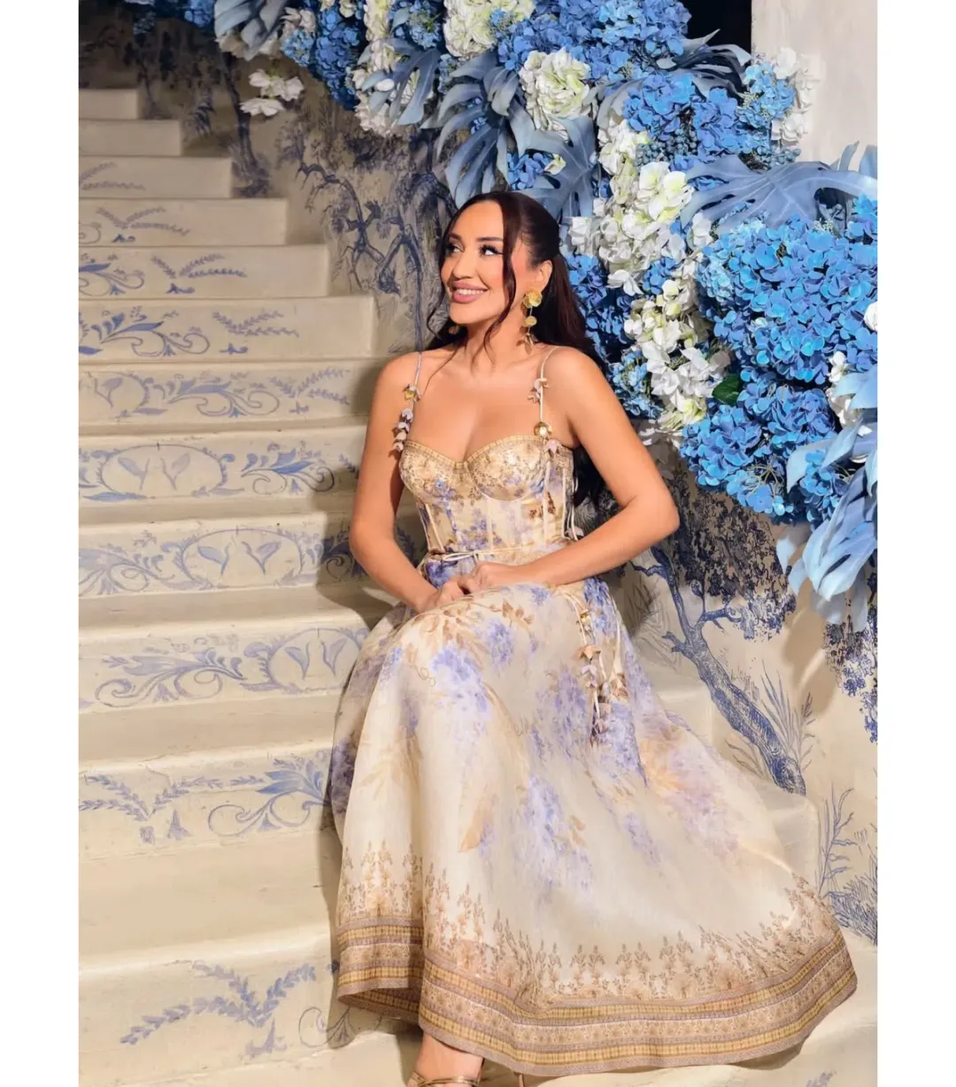 Zimmermann Dawning Picnic Dress Lilac Floral Size 3 / AU 14 for rent on The Volte - main image