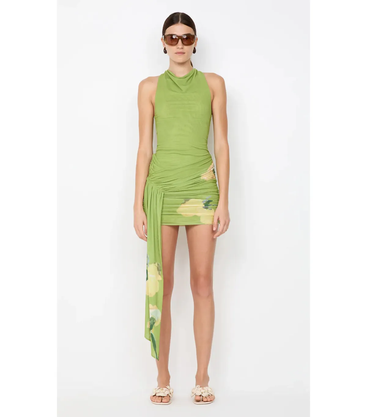 Bec & Bridge Citrina Mini Dress Aniya Floral Size AU 8 for rent on The Volte - main image