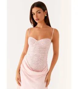 Peppermayo Exclusive Romy Maxi Dress Pink Size AU 4 for rent on The Volte - image 2