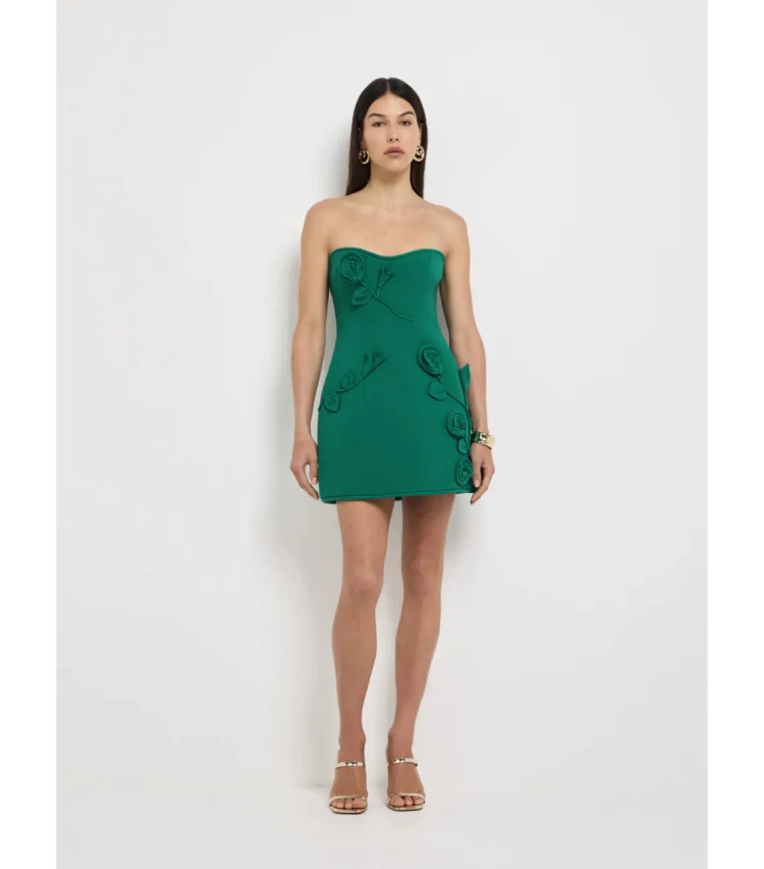 Sheike Maya Mini Dress Jade Green Size AU 6 for rent on The Volte - main image