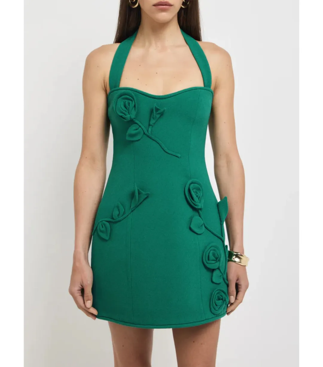 Sheike Maya Mini Dress Jade Green Size AU 6 for rent on The Volte - main image