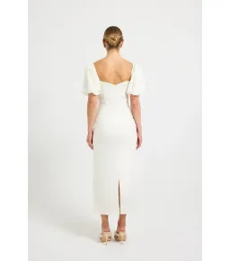 Pasduchas Aurelia Sleeve Midi Dress Floral Size AU 12  for rent on The Volte - image 4