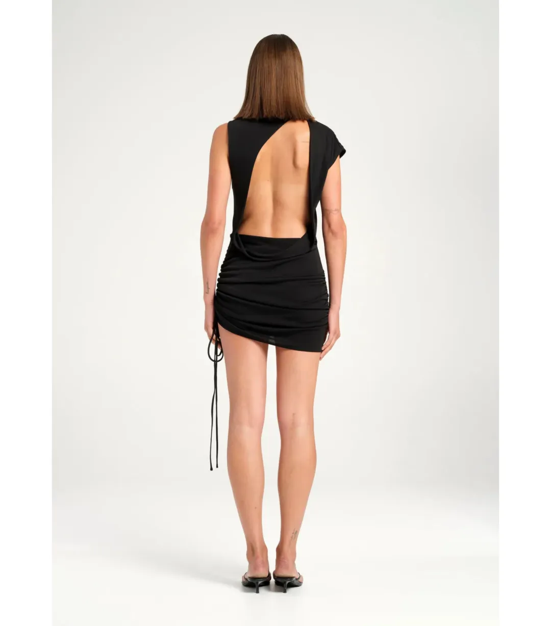 Benni Seb Mini Dress Black Size AU 6 for rent on The Volte - main image