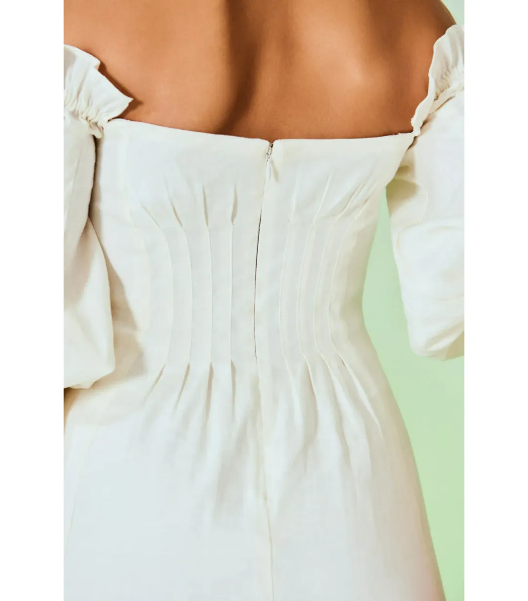 Cult Gaia Ida Midi Dress White Size AU 12 for rent on The Volte - main image