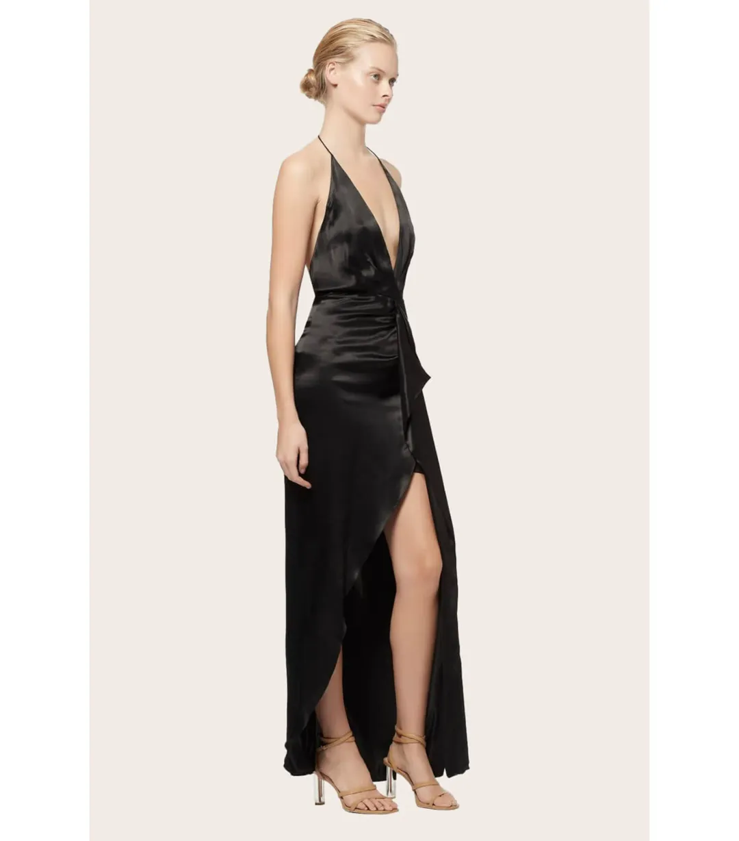 Manning Cartell Dream Girl Maxi Dress Black Size AU 8 for rent on The Volte - main image