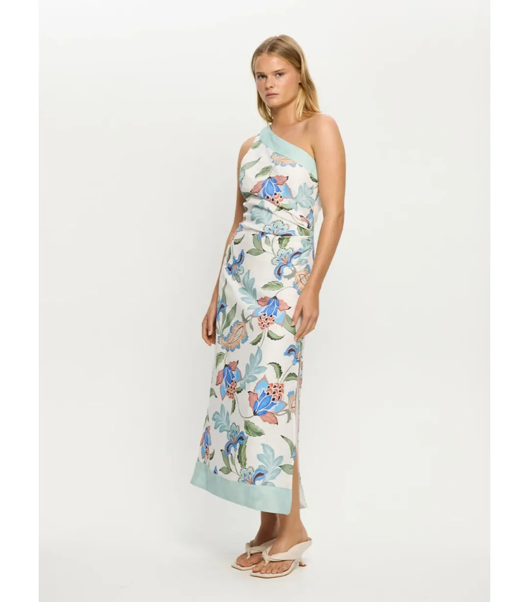 Kivari Azure Midi Dress Floral Size AU 12 for rent on The Volte - main image