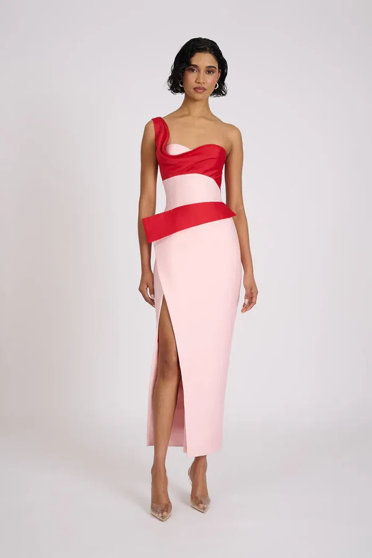 Eliya The Label Cartia Midi Dress Pink Size XL / AU 14  for rent on The Volte - main image