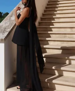 Sheike Marissa Maxi Dress in Black Size AU 8 for rent on The Volte - image 3