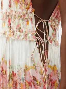 Zimmerman Mae Midi Dress Size 0p for rent on The Volte - image 4