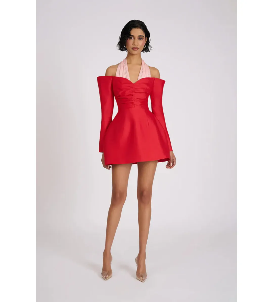 Eliya the Label Riley Mini Dress Size Red//Pink XS/AU 6 for rent on The Volte - main image
