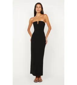 Bec & Bridge Rafi Strapless Maxi Dress Black Size 10 for rent on The Volte - image 1