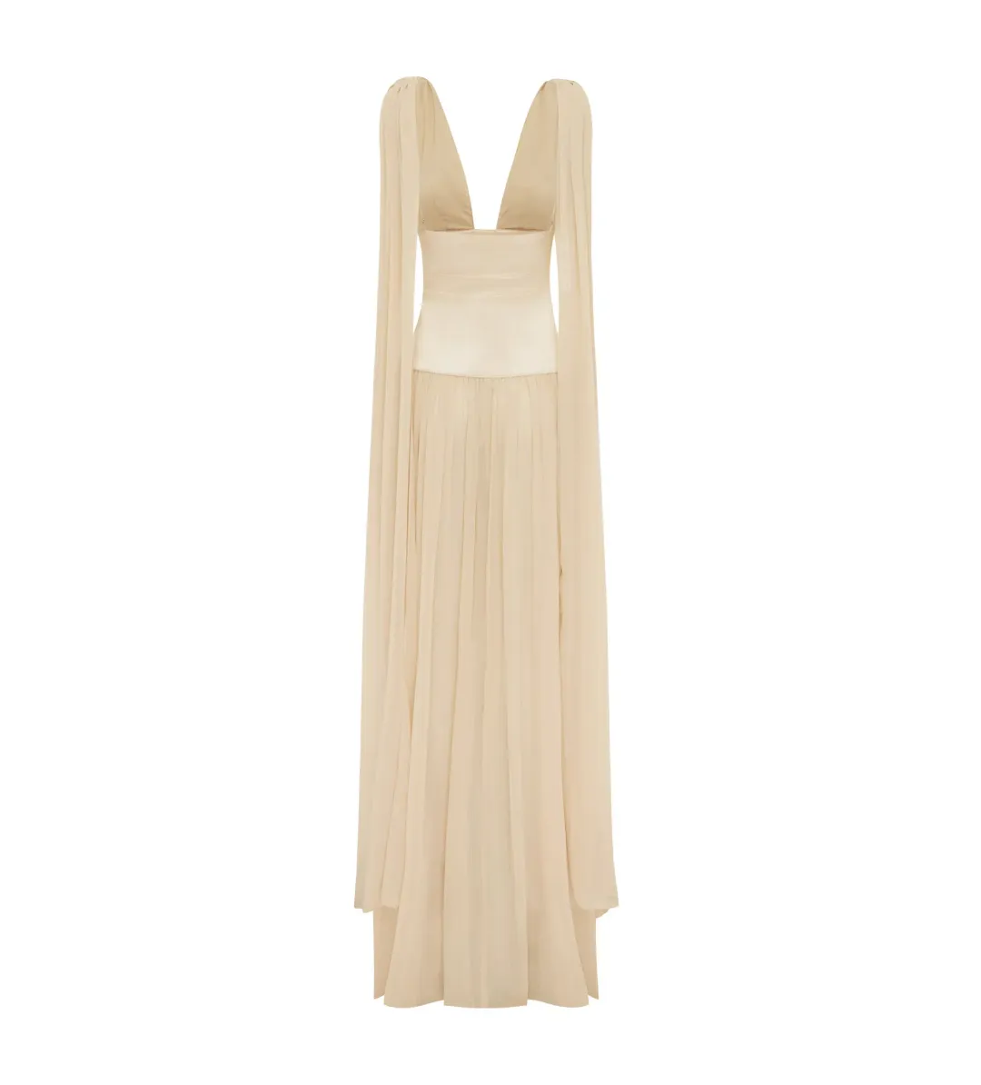 Arcina Ori Ramona Maxi Dress Champagne Size S/AU 8 for rent on The Volte - main image