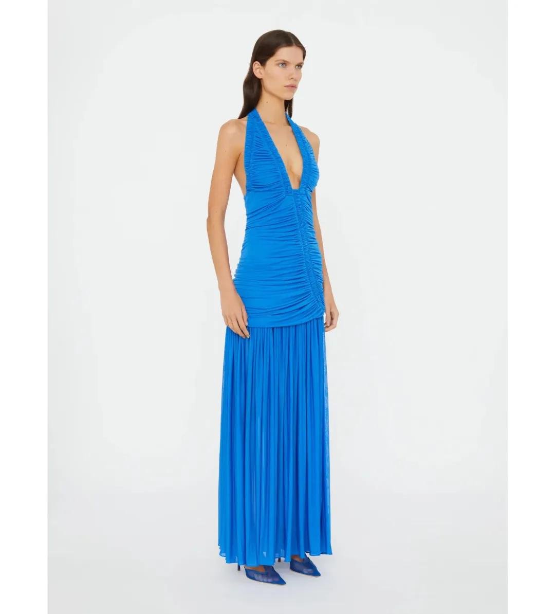 Christopher Esber Orion Gown Lapis Size 8 for rent on The Volte - main image