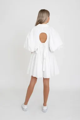 Aje Prima Circle Tiered Mini Dress Size AU12 for rent on The Volte - image 3