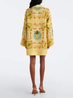 Alemais La Musica Tunic Mini Dress in Yellow Size 10 for rent on The Volte - image 2