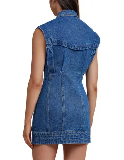 Acler - Taren Denim Mini Dress for rent on The Volte - image 3