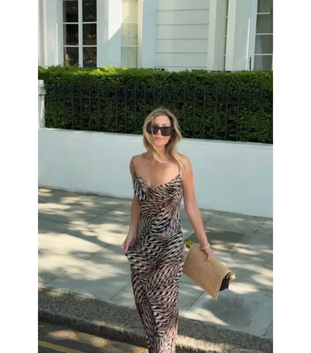 Rat & Boa Nikos Maxi Dress Print Size 10 for rent on The Volte - main image