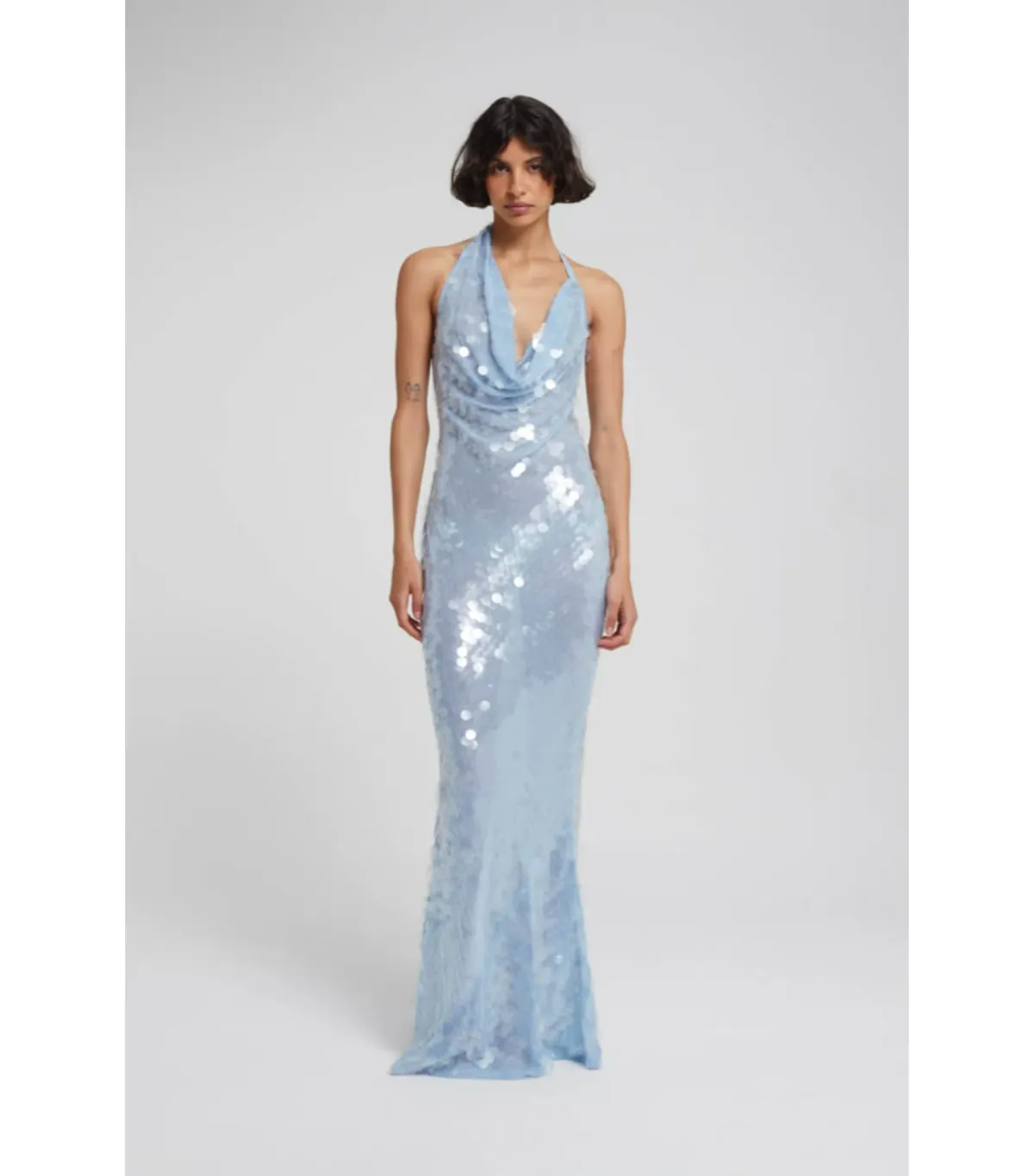 Rat & Boa Anais Maxi Dress in Cornflower Blue Size 6 for rent on The Volte - main image