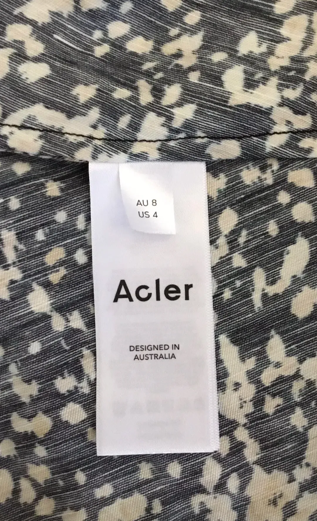 Acler Warner Wild Spot Print Maxi Dress for rent on The Volte - main image