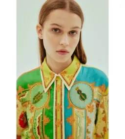 Alemais La Musica Graphic Printed Mini Dress Multi Size 10 for rent on The Volte - image 2