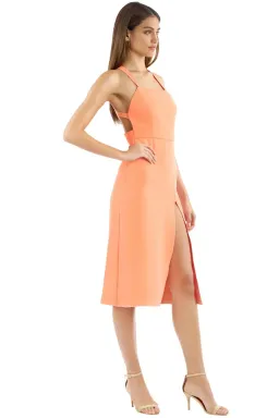 Yeojin Bae Lillian Dress in Neon Orange for rent on The Volte - image 1