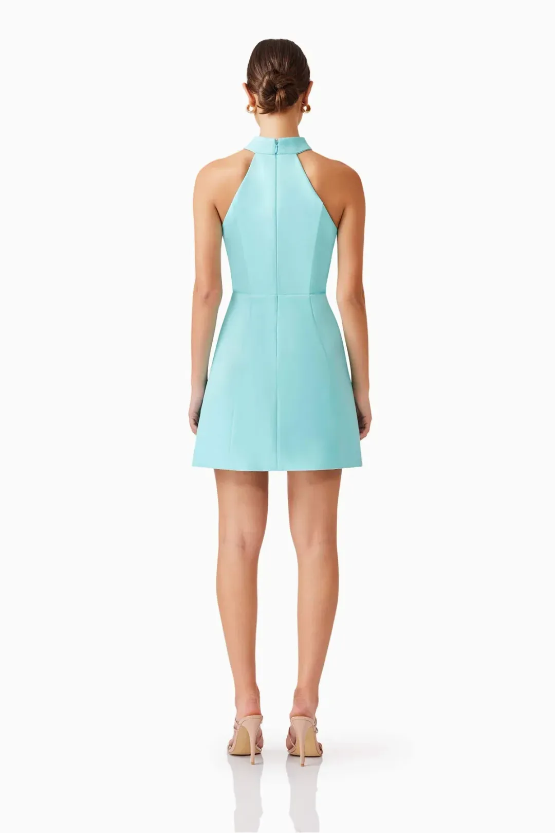 Elliatt Gabi Halter Dress in Blue for rent on The Volte - main image