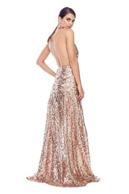 Alamour Almase Dress Rose Gold Size 6 for rent on The Volte - image 2