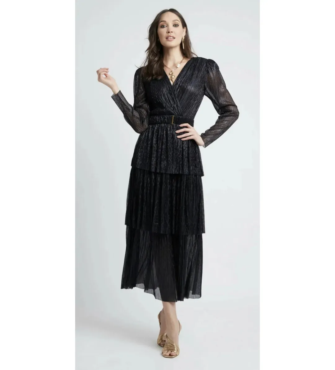 Sheike All That Sparkles Dress in Ink Size AU12 for rent on The Volte - main image