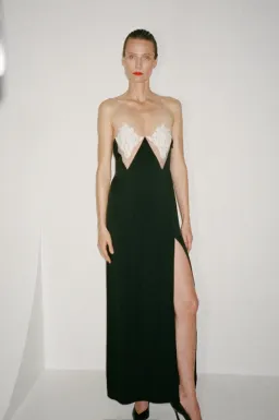 Nue studio Perla dress black and white size 6 (would also fit size 8) for rent on The Volte - image 1