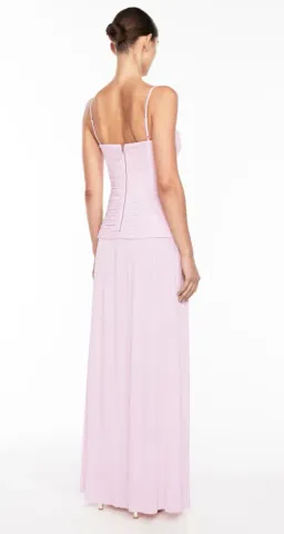 Manning Cartell Double Time Pleat Maxi Dress Hydrangea Size 6 for rent on The Volte - image 3