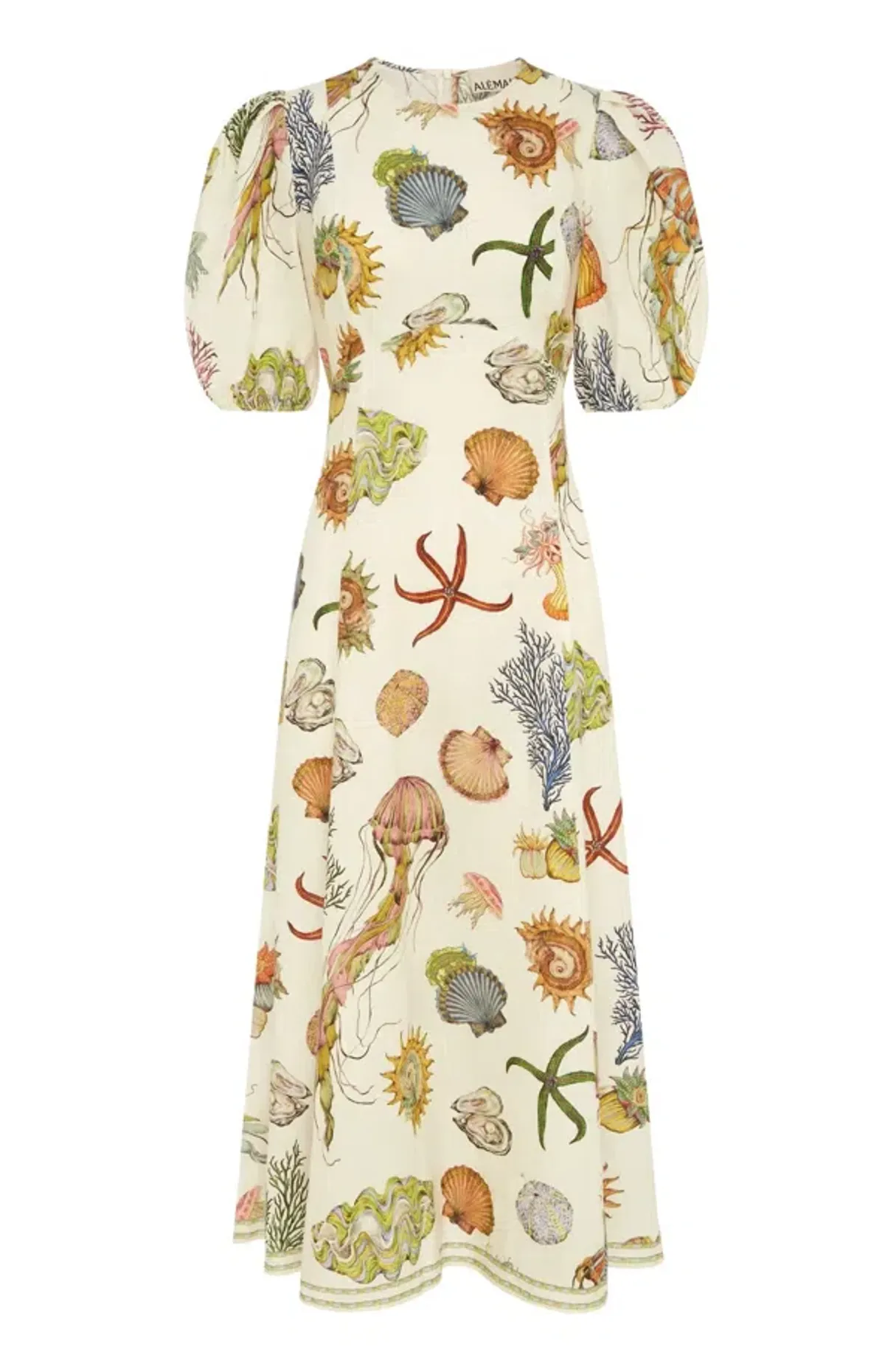 Alemais Sea Midi Dress Size 8 for rent on The Volte - main image