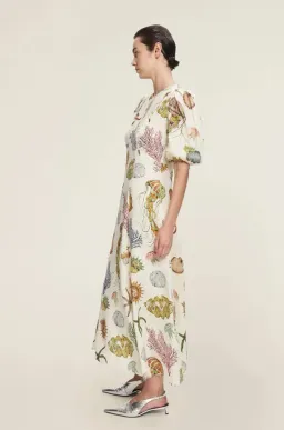 Alemais Sea Midi Dress Size 8 for rent on The Volte - image 4