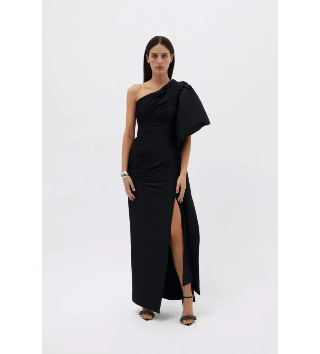 Rachel Gilbert Marji Gown in Black Size AU10 for rent on The Volte - main image