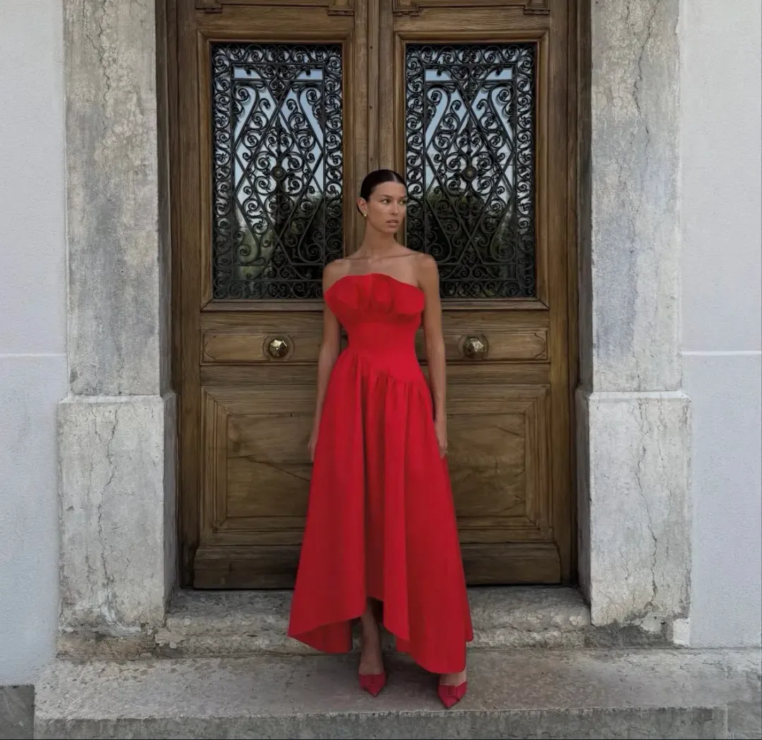 Elliatt Laurel Sleeveless Maxi Dress In Red Size Small for rent on The Volte - main image