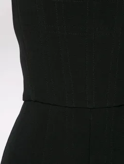 Dion Lee Black Fitted Corset Dress Size 10 for rent on The Volte - image 2