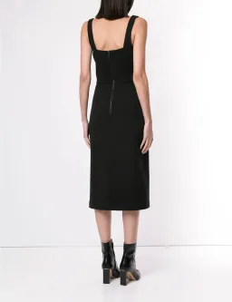 Dion Lee Black Fitted Corset Dress Size 10 for rent on The Volte - image 3