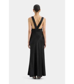 Sir the Label Aries Cut Out Gown in Black Size 1 / AU 8 for rent on The Volte - image 4