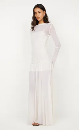 Bec & Bridge Blaine Long Sleeve Maxi Dress Butter Cream for rent on The Volte - image 3