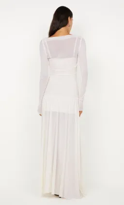 Bec & Bridge Blaine Long Sleeve Maxi Dress Butter Cream for rent on The Volte - image 4