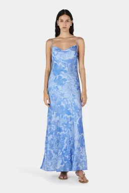 Hansen And Gretel Florencia Midi Dress Crush Blue Size 8 for rent on The Volte - image 5