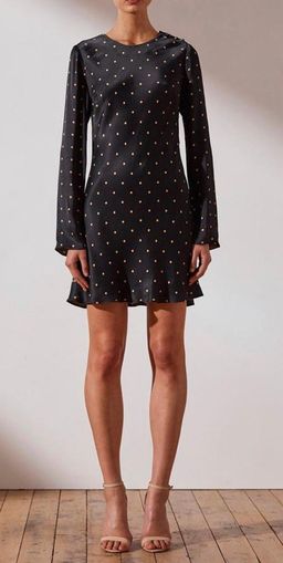  O'Dell L/S Bias Mini Dress - Midnight for rent on The Volte - image 3