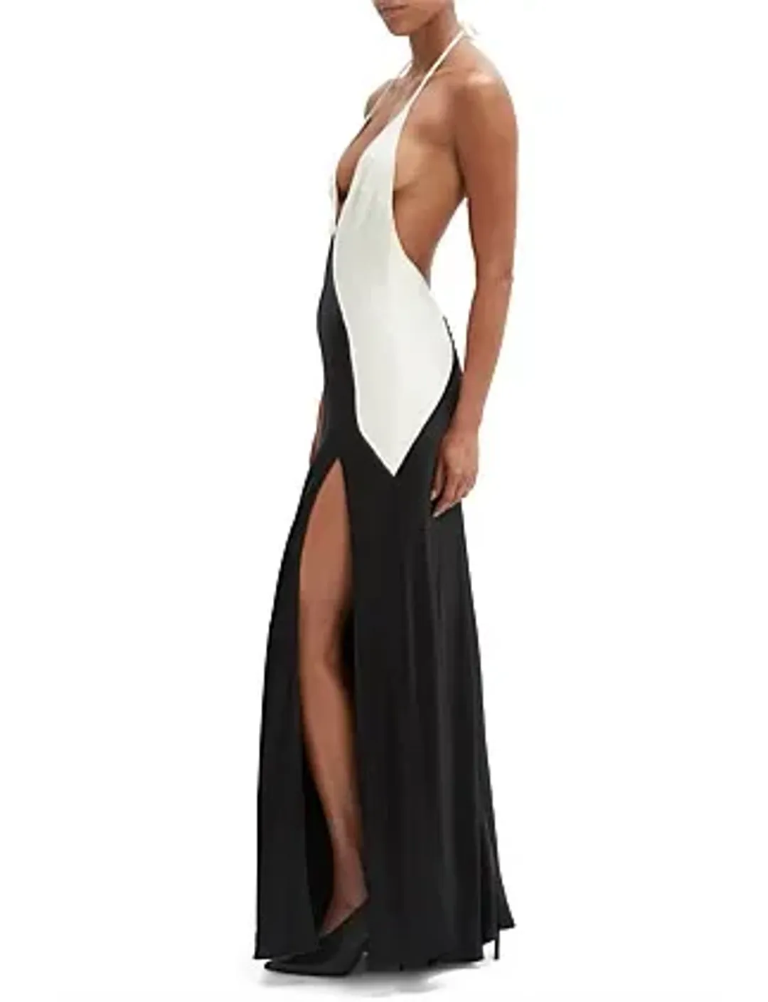 Bardot YVE HALTER DRESS Black Size 14 for rent on The Volte - main image