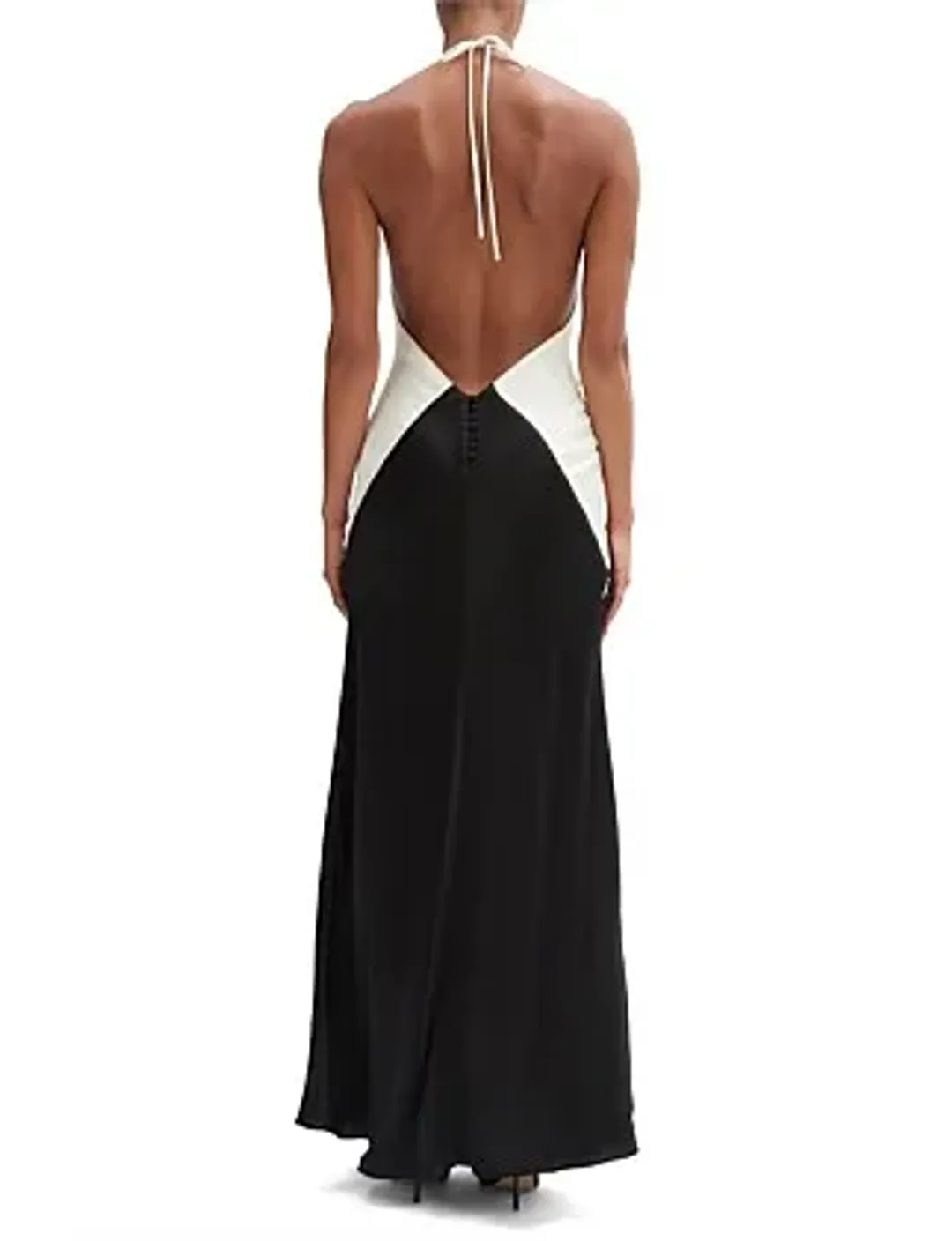 Bardot YVE HALTER DRESS Black Size 14 for rent on The Volte - main image